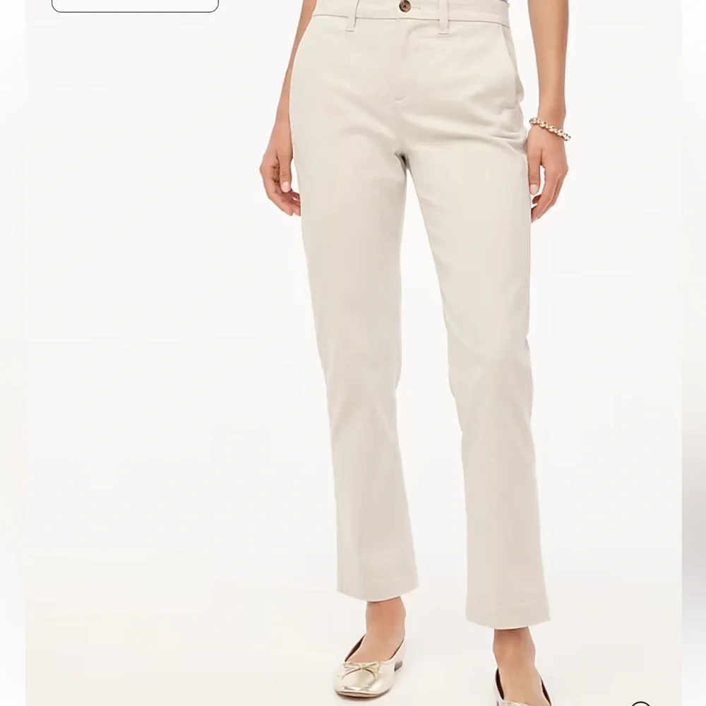 J. Crew Factory High-rise girlfriend chino pant‎